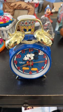 Vintage Disney Quartz double bell alarm clock
