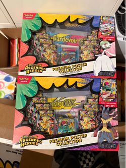 Brand new  Pokemon Ascended Heroes Poster Collection Gardevior Lucario