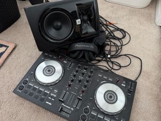 DJ BUNDLE: Pioneer DDJ-400 DJ Controller + Pioneer DJ Headphones + JBL Studio Monitor