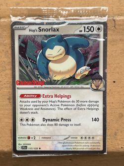 Pokemon- Snorlax (cosmos) GameStop promo (sealed)