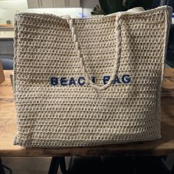 Straw Beach Bag