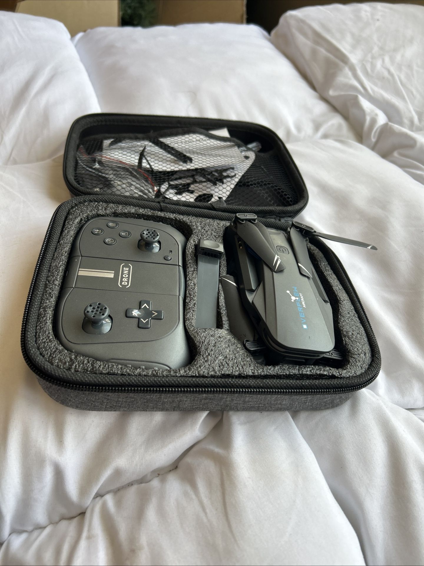 🛸 1080P HD Camera Drone – Foldable Quadcopter with Carrying Case | Open Box