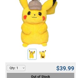 Detective Pikachu Plush