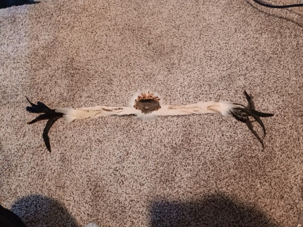 Vintage Carol Pace Dallas Featherworks Native American Indian Headdress