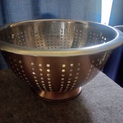 copper alumium collander Calphalon