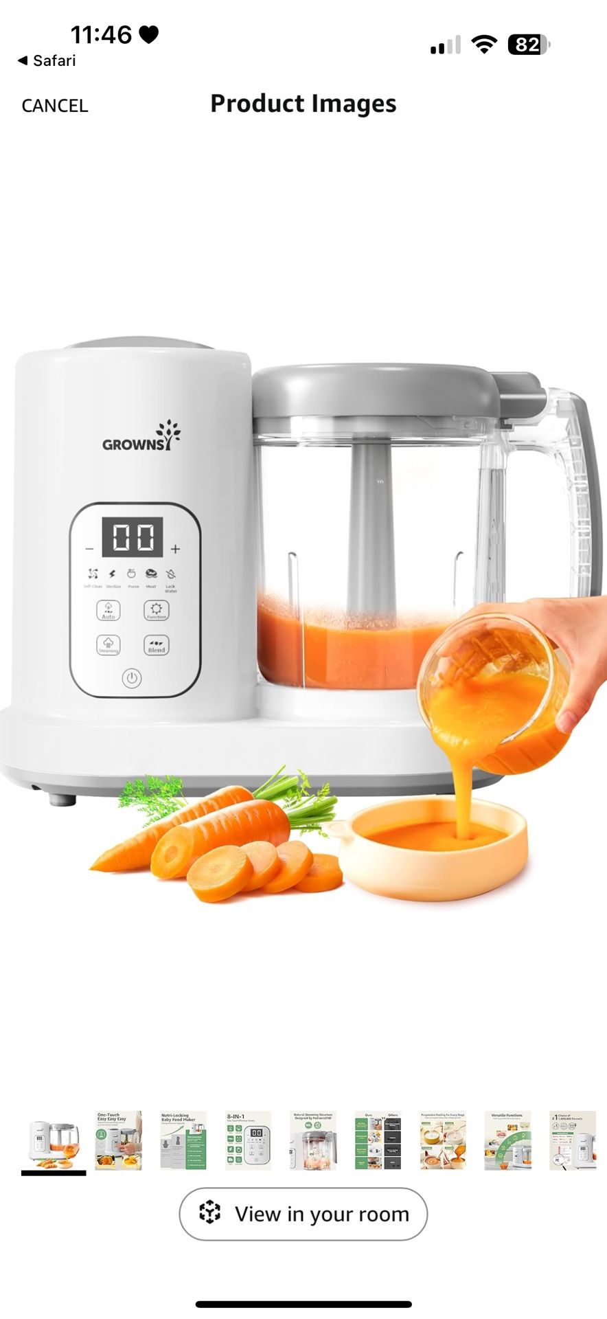 GROWNSY Baby Food Maker