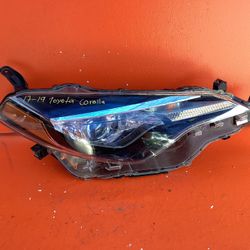 2017 2018 2019 Toyota Corolla Right Passenger RH Headlight LED OEM