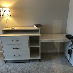 Dresser With Desk Attached 