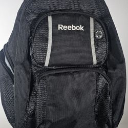 NWOT -   REEBOK BackPack / Bookbag - Black/Gray. 