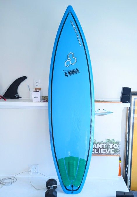 6'4 Surfboard Thruster Al Merrick