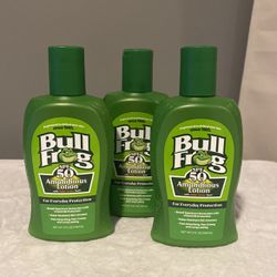 Bullfrog Lotion Pack 3