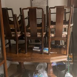 Hardwood Dinning room table