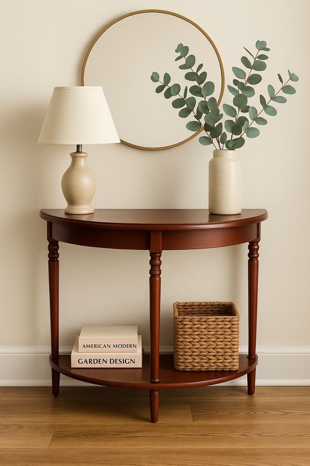 Half-Moon Console Table