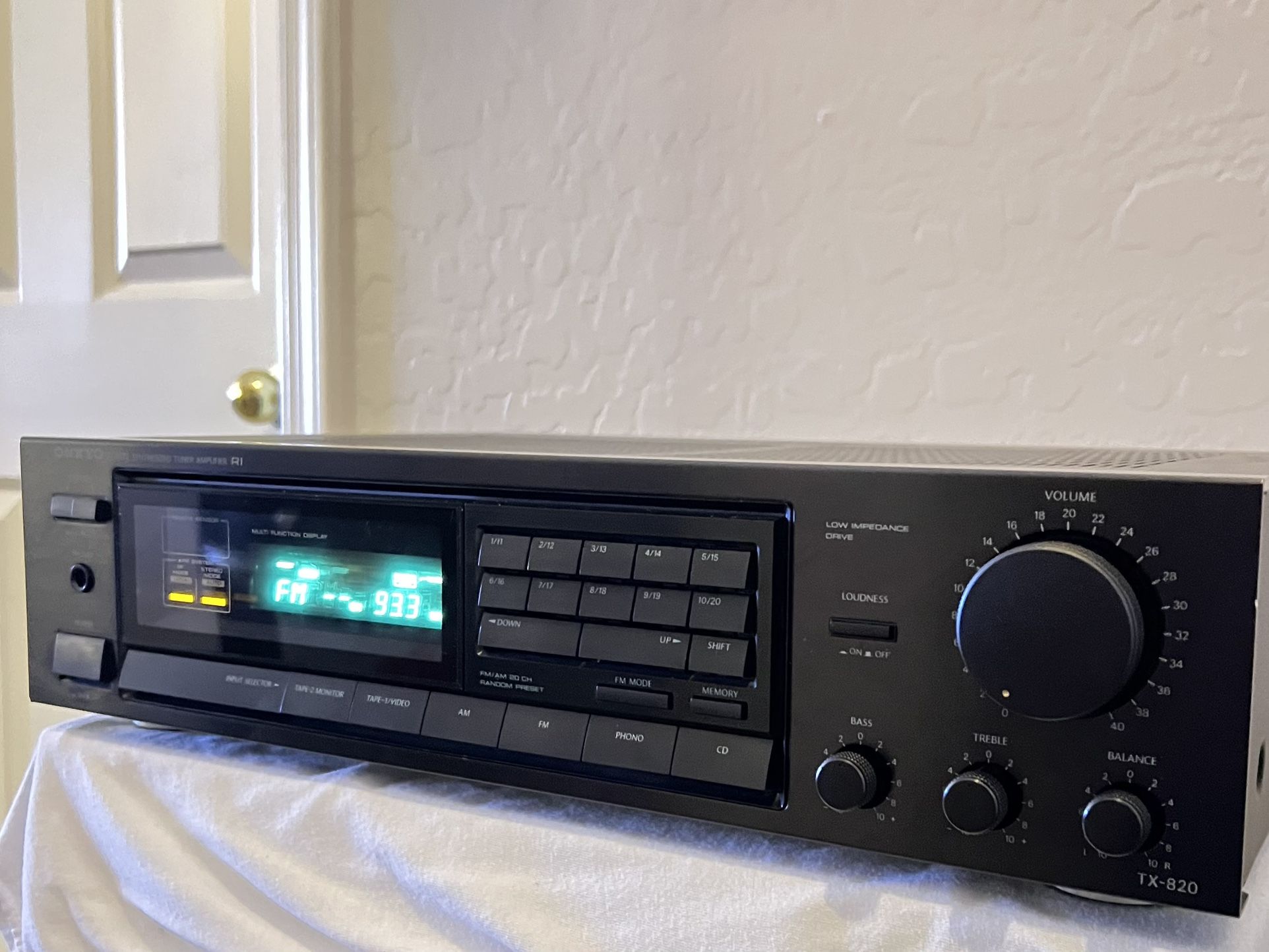 Onkyo TX-820 2 channel analog receiver 