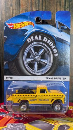 Hot Wheels  Real Riders Texas Drive 'Em Yellow 17/18 2015