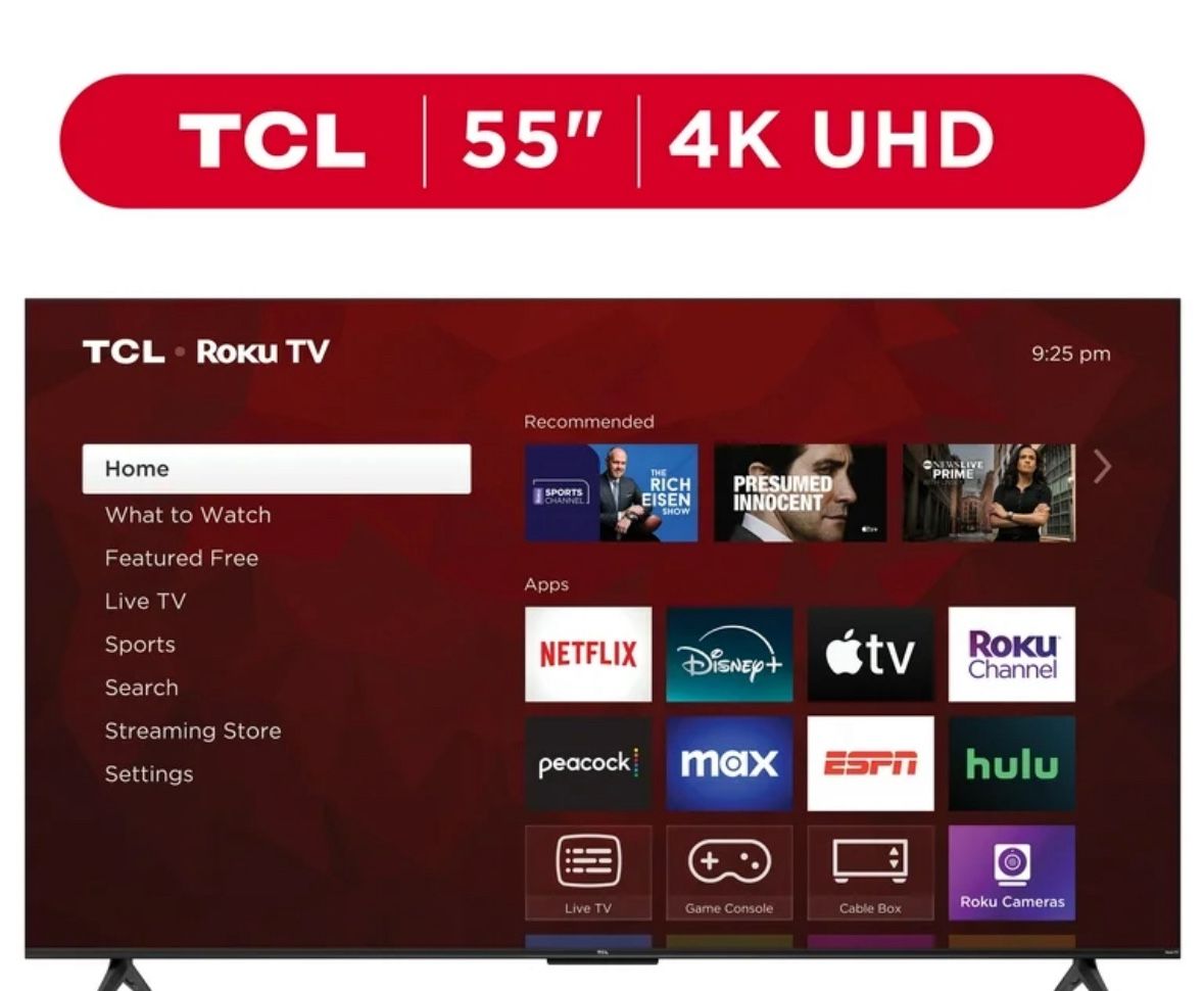 55” TCL Smart tv
