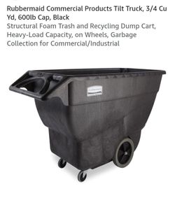 Repaired Dump Bin/Trash Cart