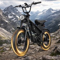 Electric Fat Tire Bike 1200W Motor – New w/ Minor Scratches