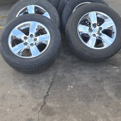 20" Original  Dodge Wheels  With Tires 