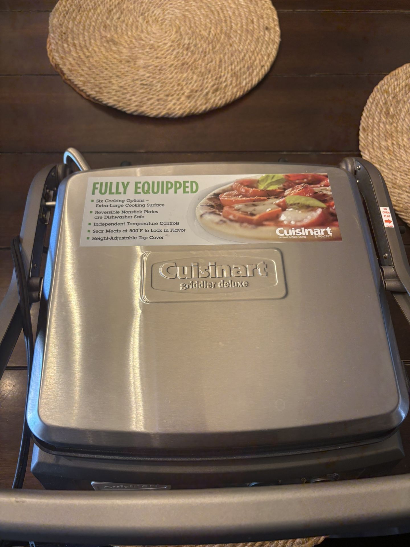 cuisinart griddler deluxe griddle