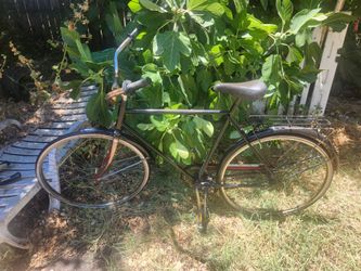 Old  bike, black
