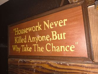 Wood decor signs