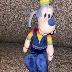 Disney Rainbow Goofy Plush