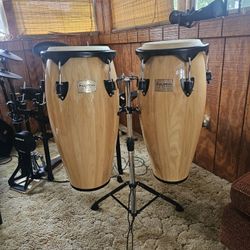TYCOON CONGAS WITH DOUBLE STAND