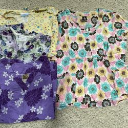 Scrub Tops 2xl