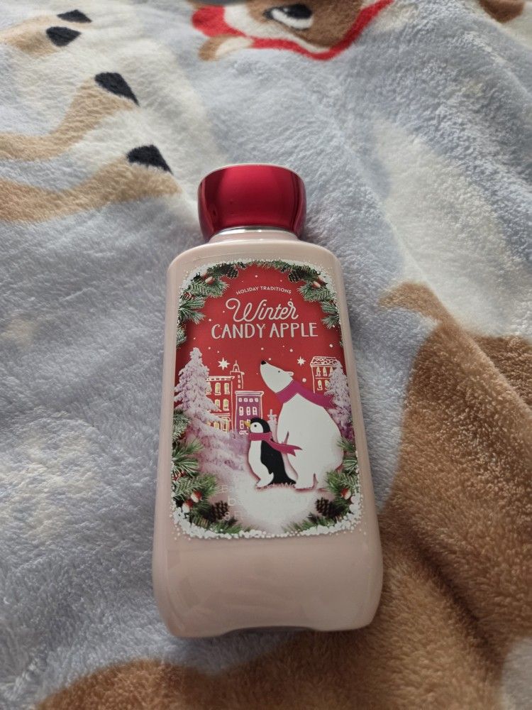 Bath And Body Works Lotion- Winter Candy Apple. 