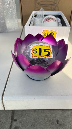 Lámparas solares para jardín en forma de flor de LOTO 🪷