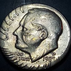 1983 D Dime (Error Coin)