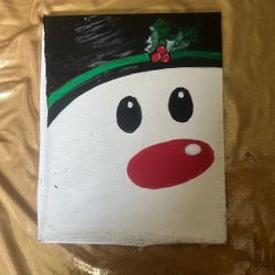 Snowman Painting For Sale