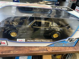 Toy black Pontiac trans am toy  car 1/18 new