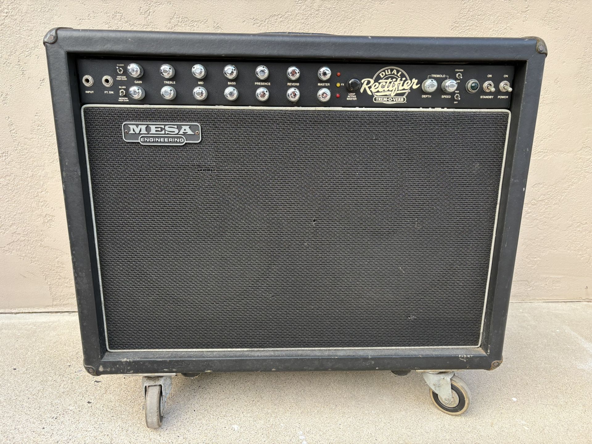 Mesa Boogie Dual Rectifier Trem-o-Verb 2-Channel 100-Watt 2x12" Tube Guitar Combo Amp