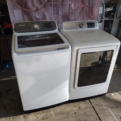Samsung Washer And Electric Dryer Large Capacity 