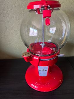 VINTAGE CAROUSEL 15 inch  Coin OP Side Feed Gumball Machine