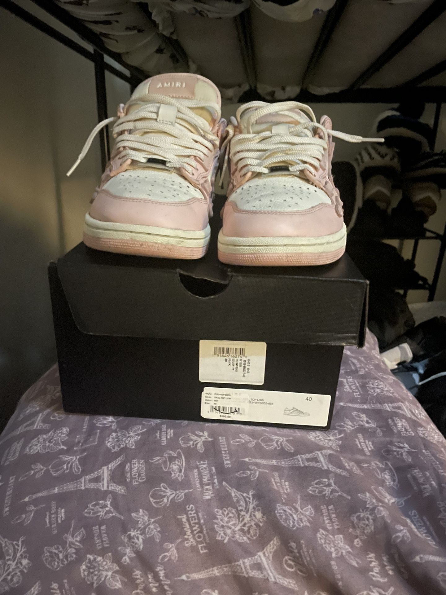 Amiri Skel Low Top Size 40