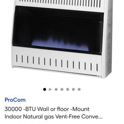 Wall  Gas Heater Natural Gas 