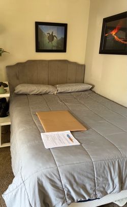 12 Inch Queen Mattress, Gel-Infused Green Tea Memory Foam, Medium Firm (Headboard sold separately)
