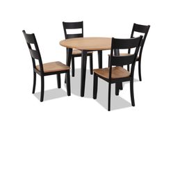 Bobs Furniture 5 Piece 4 Chairs Dining Table 
