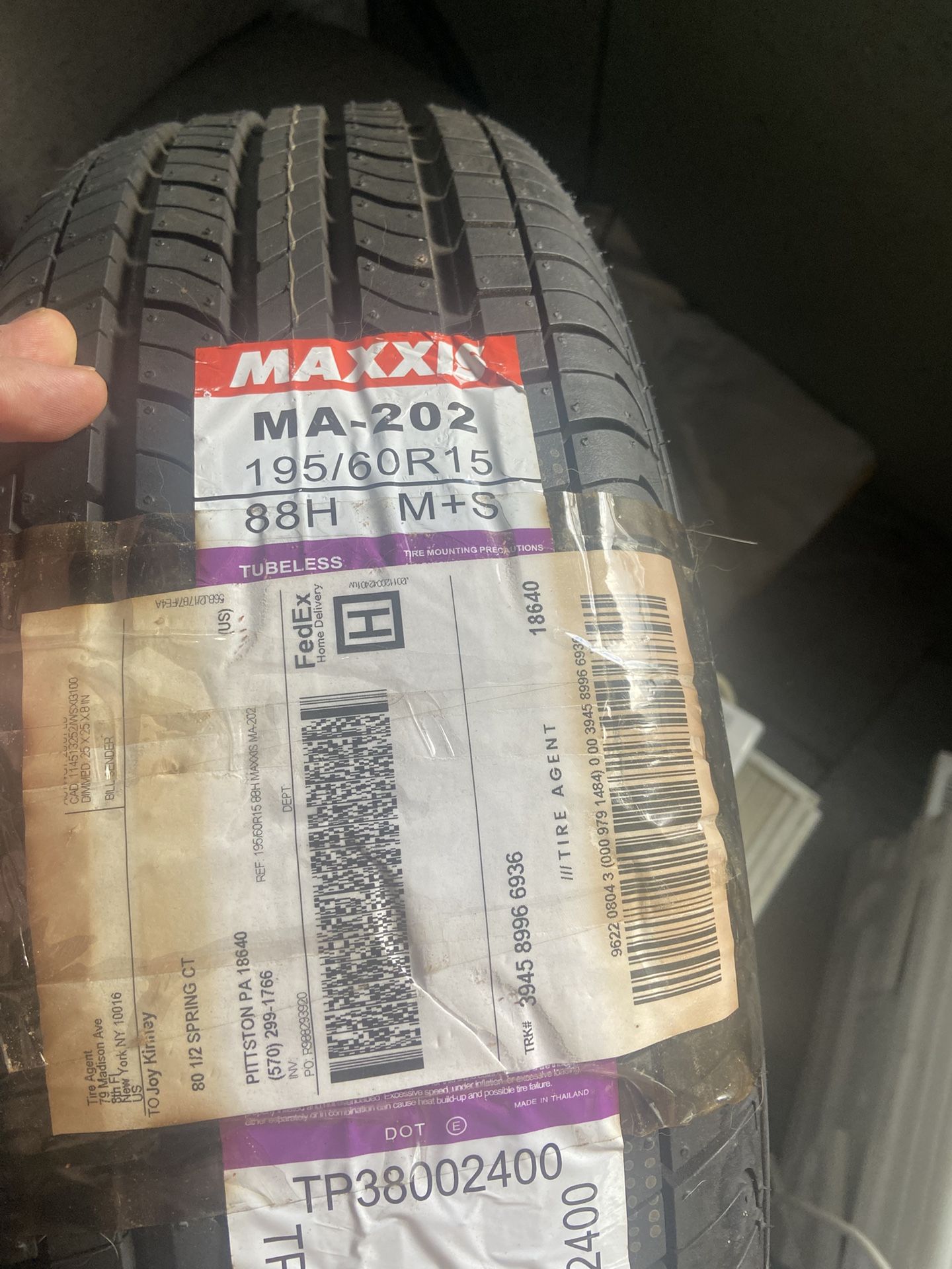 S+W MA-202 195/60R15 