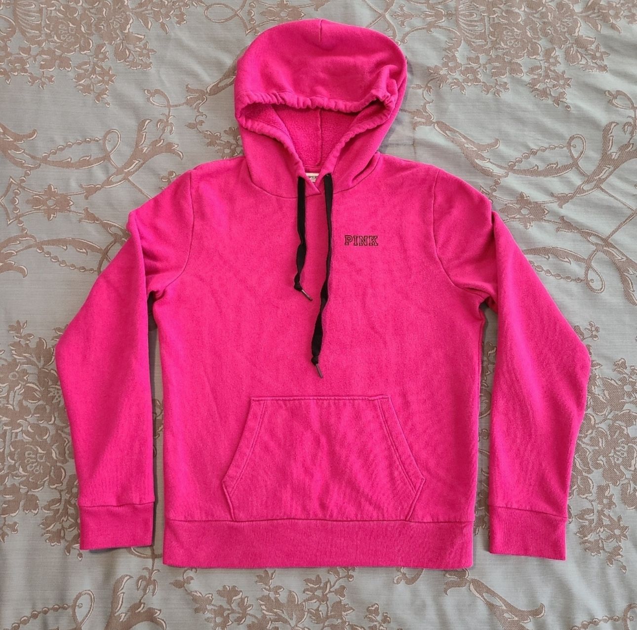 Victoria's Secret PINK Pullover Hoodie Hot Pink Size Small