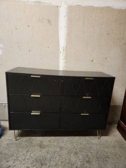 Black small dresser