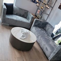 Sofa and loveseat set 2 Pcs couch set new Livingroom