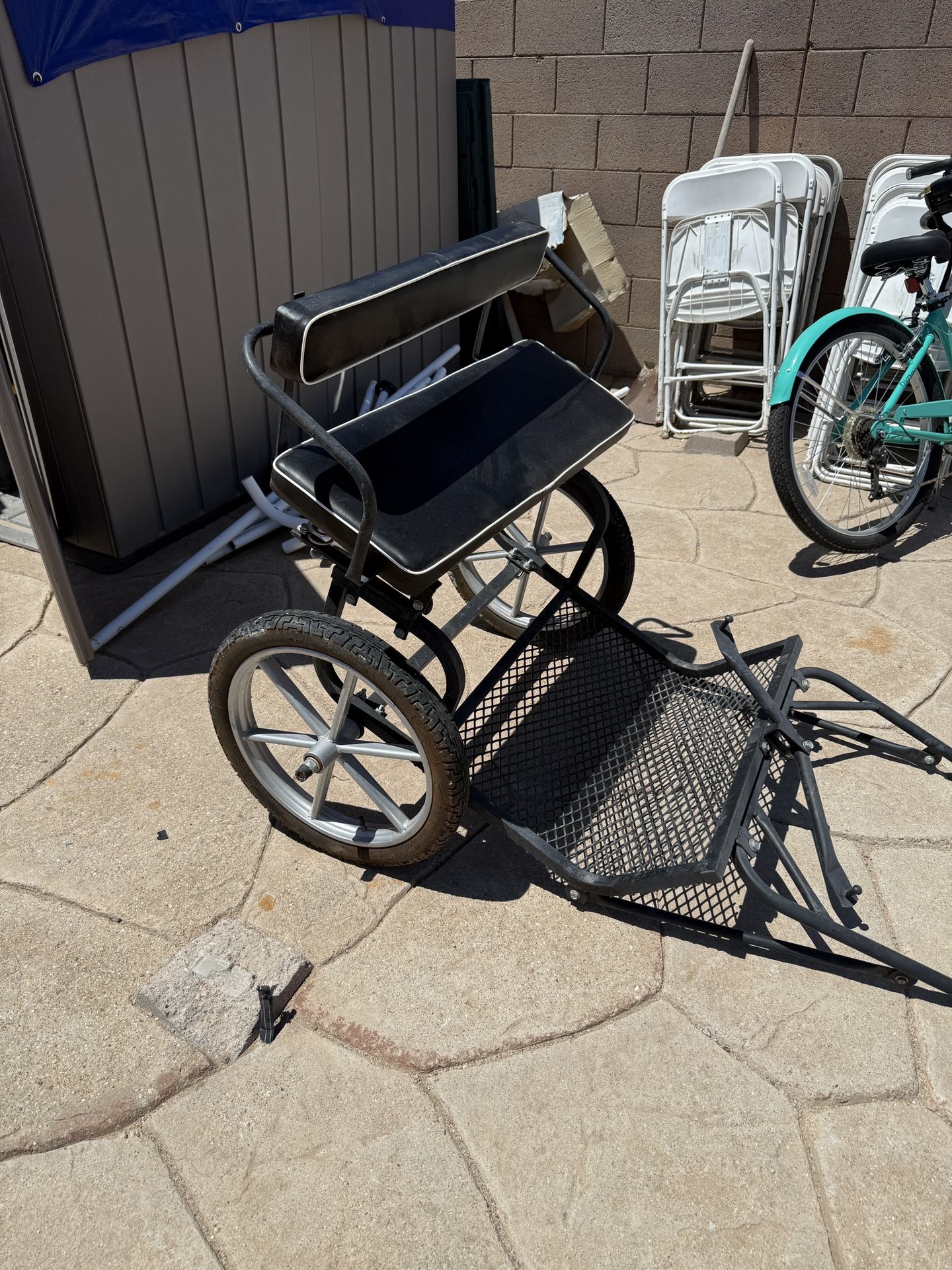 Mini Pony Cart With Harness