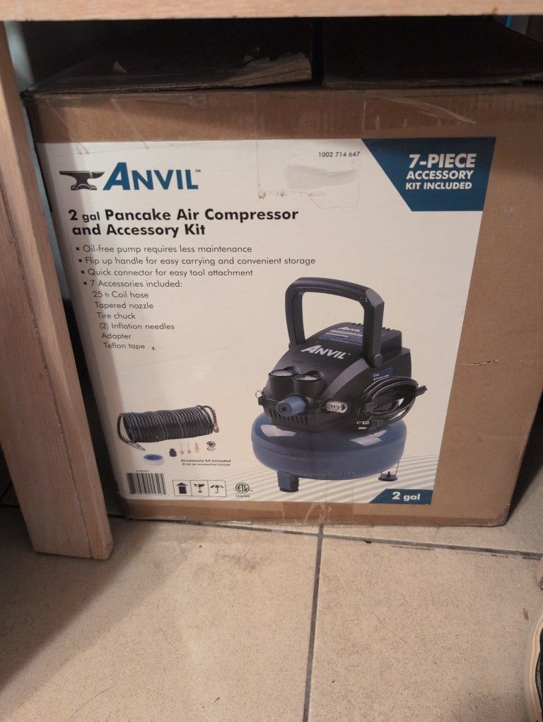 Anvil 2 Gal Pancake Air Compressor New
