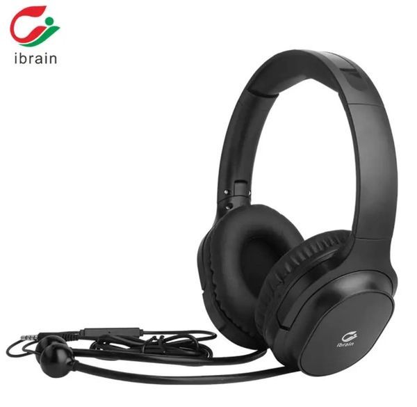 EMF Free Over The Ear Air Tube Headphones Anti-Radiation Earphones 3.5mm EMF reducing wired headset EMF free earphones, 