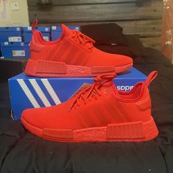Adidas NMD_R1 PrimeBlue “Triple Scarlet” Mens Size 10