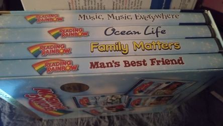 Reading Rainbow VHS Set of 4
